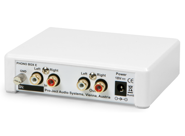 Pro-Ject Phono Box E - sort RIAA-trinn - MM 