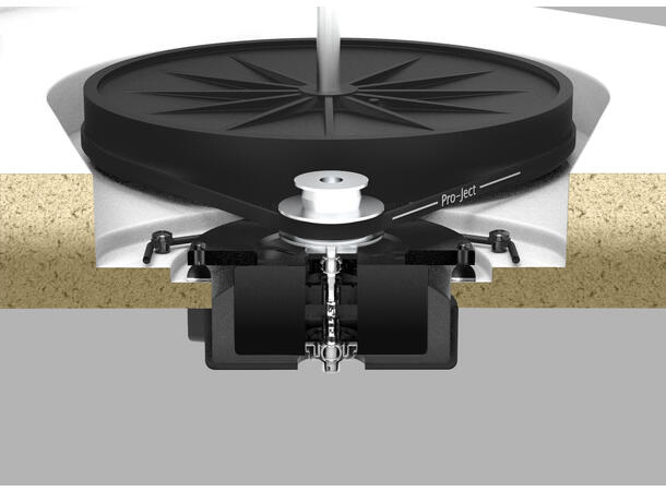 Pro-Ject X1 - hvit Platespiller med Pick It S2 MM - pickup