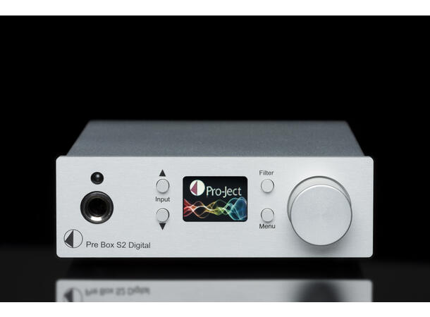 Pro-Ject Pre Box S2 Digital - Sølv Mini Forforsterker med DAC