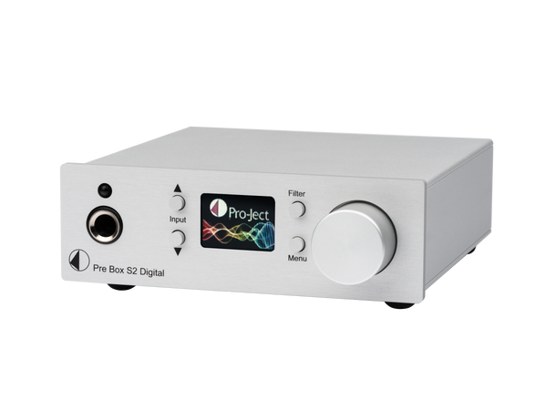 Pro-Ject Pre Box S2 Digital - Sølv Mini Forforsterker med DAC