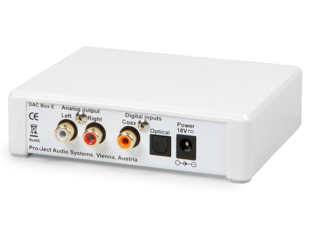 Pro-Ject DAC Box E - Hvit Mini DAC