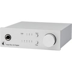 Pro-Ject Head Box S2 Digital - Sølv mini Hodetelefonforsterker med DAC