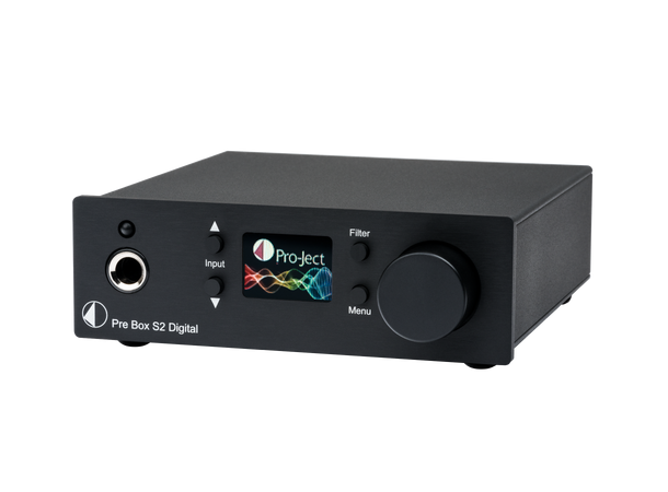 Pro-Ject Pre Box S2 Digital - Sort Mini Forforsterker med DAC