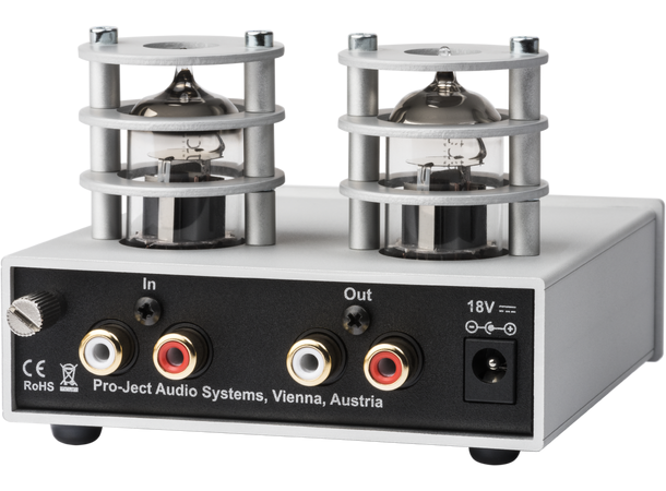 Pro-Ject Tube Box S2 - sort RIAA-trinn med rør - MM/MC