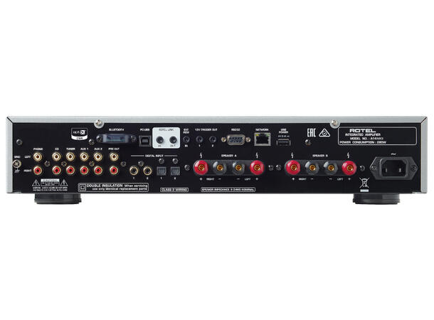 Rotel A14 MKII - Sort Integrert forsterker med DAC og RIAA