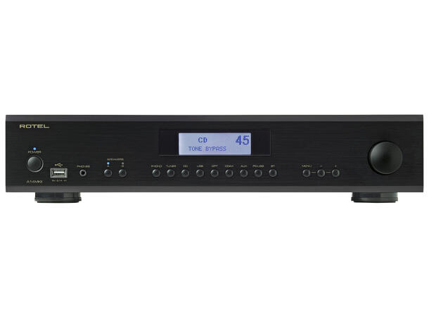 Rotel A14 MKII - Sort Integrert forsterker med DAC og RIAA