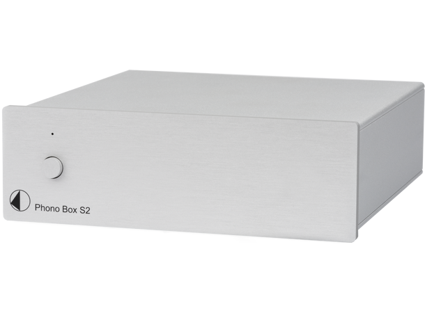 Pro-Ject Phono Box S2 - sølv RIAA-trinn - MM/MC