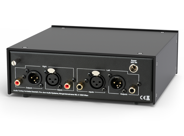 Pro-Ject Phono Box RS2 - sort Balansert RIAA-trinn - MM/MC