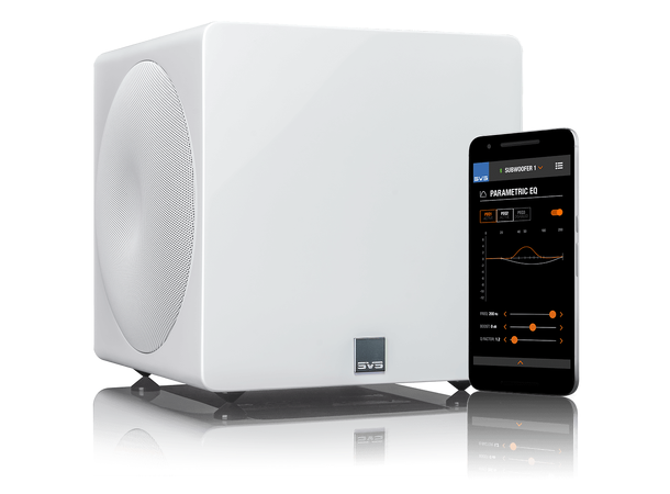 SVS 3000 Micro - Hvit Høyglans Kompakt Subwoofer