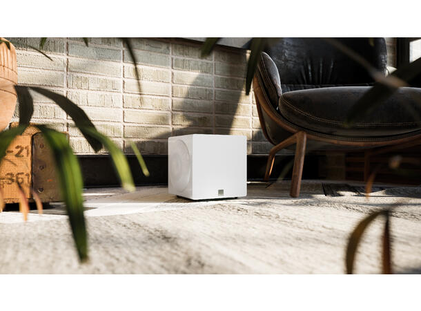 SVS 3000 Micro - Hvit Høyglans Kompakt Subwoofer