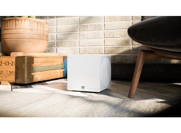 SVS 3000 Micro - Hvit Høyglans Kompakt Subwoofer