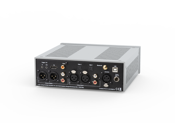 Pro-Ject Pre Box RS2 Digital - sølv Kompakt Forforsterker med DAC 