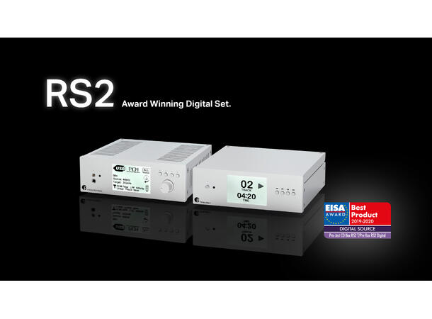 Pro-Ject Pre Box RS2 Digital - sølv Kompakt Forforsterker med DAC 