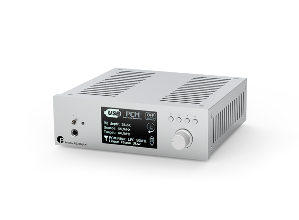 Pro-Ject Pre Box RS2 Digital - sølv Kompakt Forforsterker med DAC