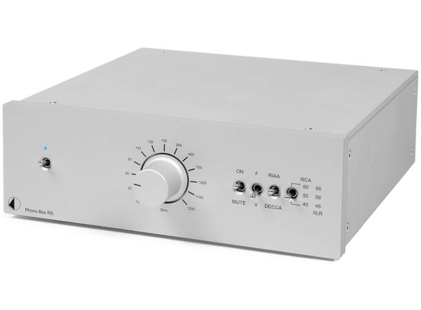 Pro-Ject Phono Box RS - sølv Balansert RIAA-trinn - MM/MC