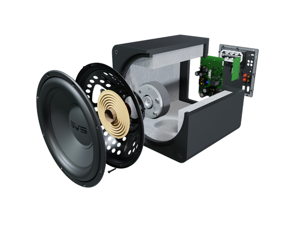 SVS SB-1000 Pro - Svart Ask Aktiv Subwoofer 