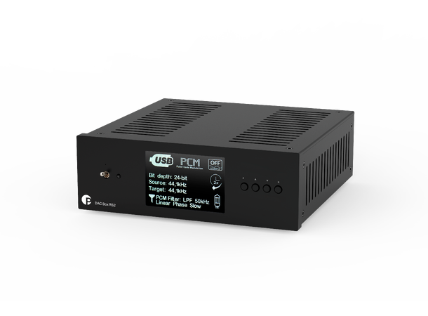 Pro-Ject DAC Box RS2 - Sort Kompakt DAC 