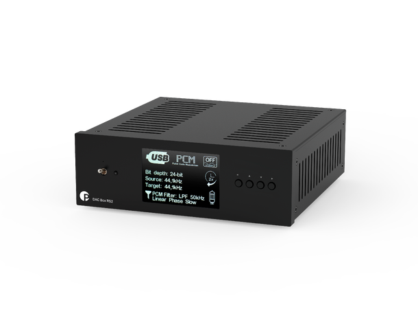 Pro-Ject DAC Box RS2 - Sort Kompakt DAC