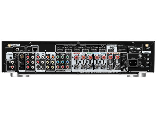 Marantz NR1711 - Sort 7.2Ch 8K AV Receiver med HEOS