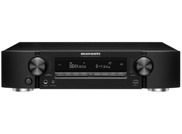 Marantz NR1711 - Sort 7.2Ch 8K AV Receiver med HEOS