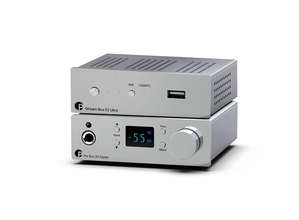 Pro-Ject Limited Chrome Special Pack Eksklusiv DAC- og streamerpakke 