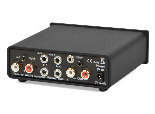 Pro-Ject Switch Box S - sort Inngangsutvidelse til forsterkere