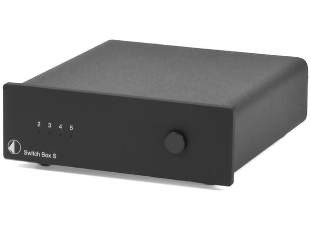 Pro-Ject Switch Box S - sort Inngangsutvidelse til forsterkere