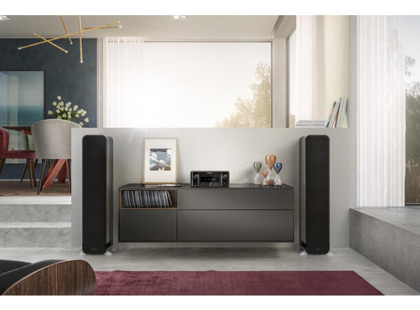 Marantz Melody M-CR412 Sort Trådløst Hi-Fi-system med CD, Bluetooth