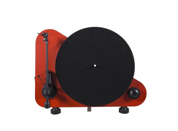 Pro-Ject VT-E BT L OM5e - rød Verikal patespiller for venstrehendte