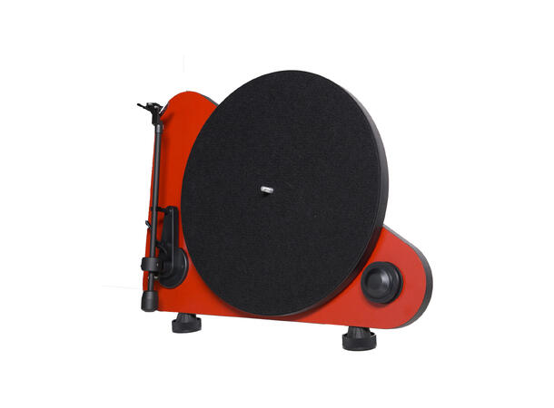 Pro-Ject VT-E BT L OM5e - rød Verikal patespiller for venstrehendte