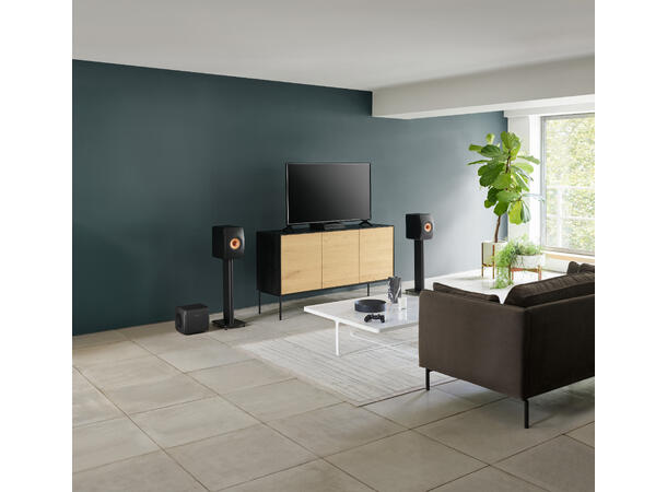 KEF KC62 Sort - B-vare Kompakt Subwoofer