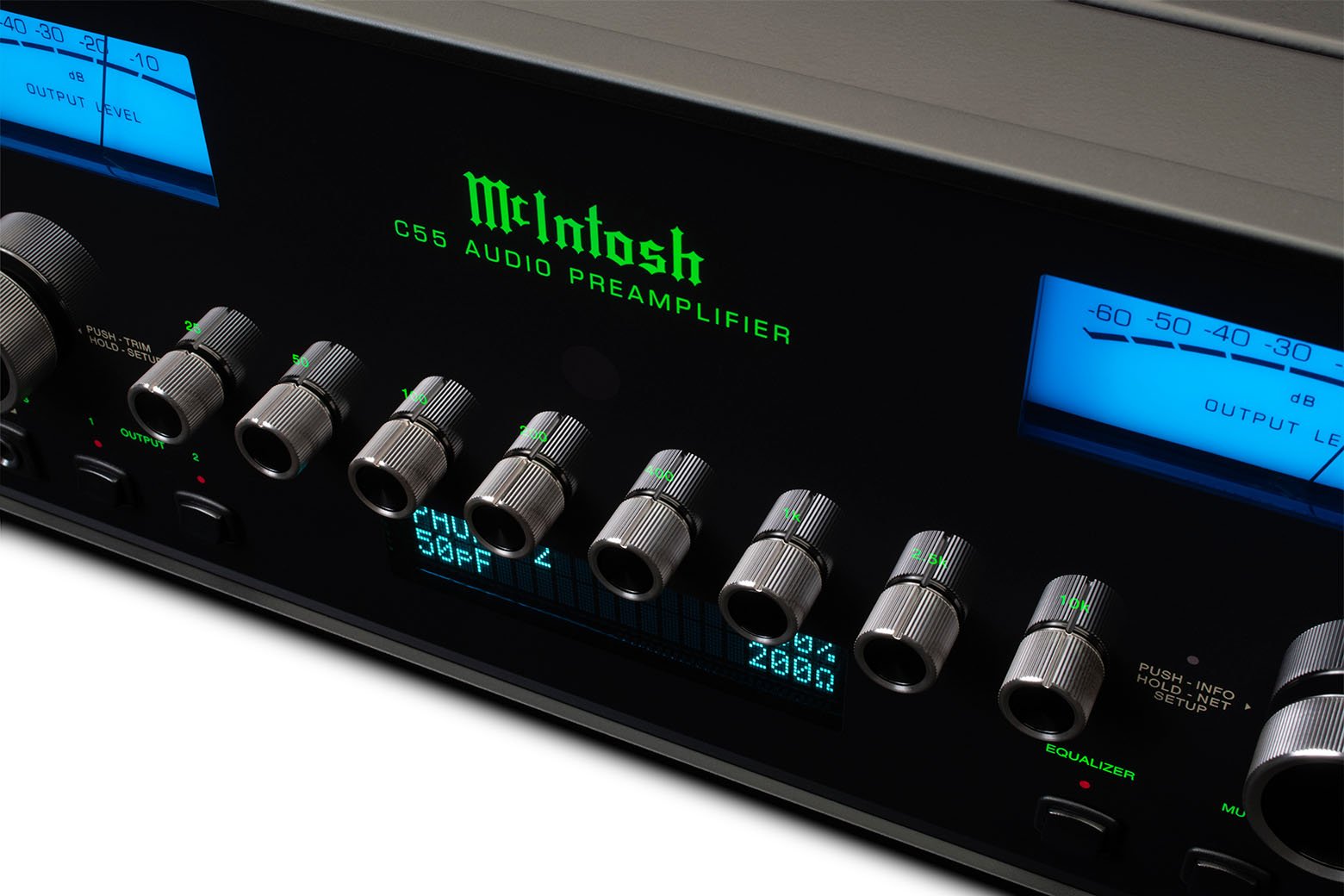 McIntosh C55 i et high-end stereooppsett