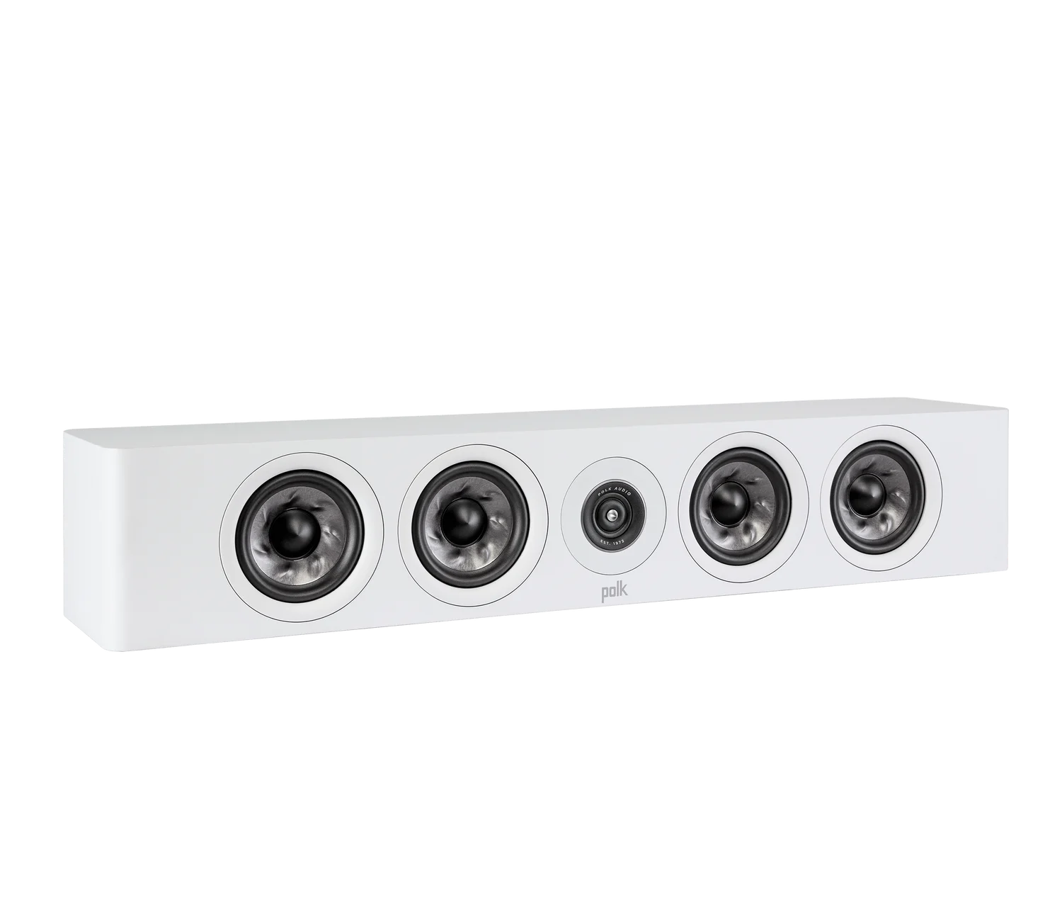 Polk Reserve R350 i hvit finish, uten frontgrill