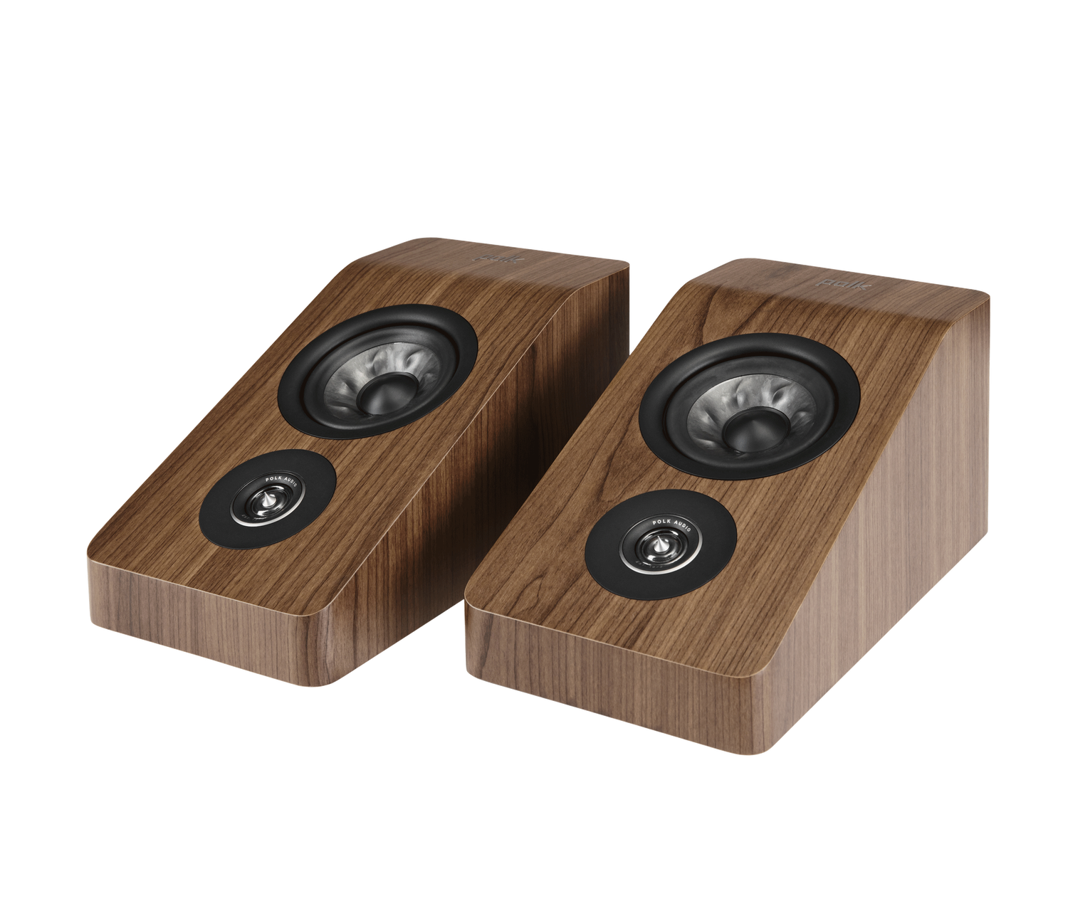 Polk Reserve R900 i valnøttfinish, vist som par