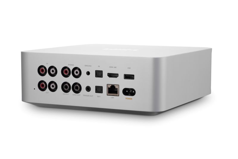 WiiM Ultra koblet til TV via HDMI ARC